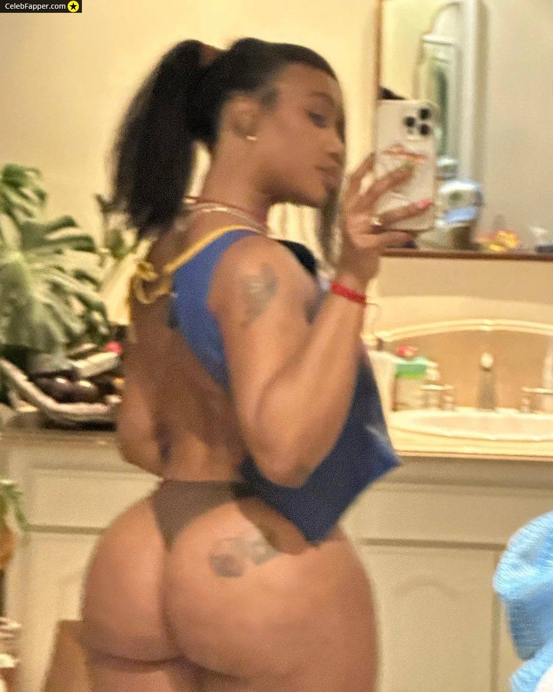 sza fap butt ass thong bikini